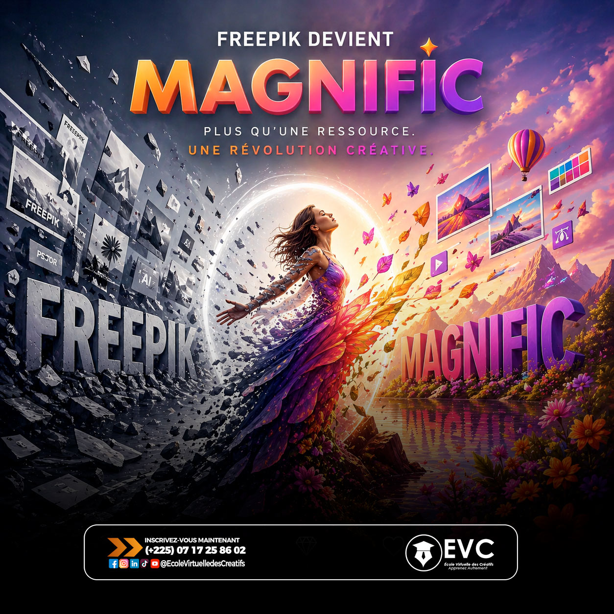 Freepik devient Magnific : une nouvelle ère pour la création digitale